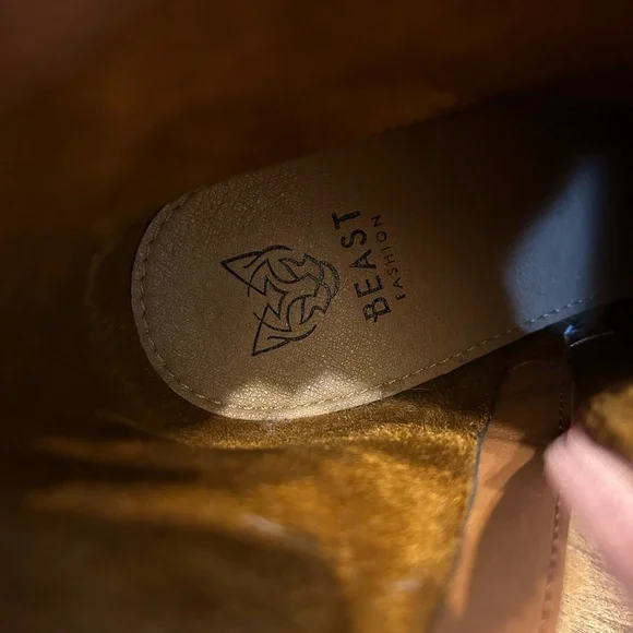 BEAST FASHION Hazel Glitz Pink Studded Western Ankle Boots Size 9 - Picture 6 of 8